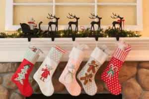 Christmas Stockings by Bunny Hill Designs