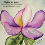 Magnolia Ann 6x6 Watercolor by Adrienne Balkum