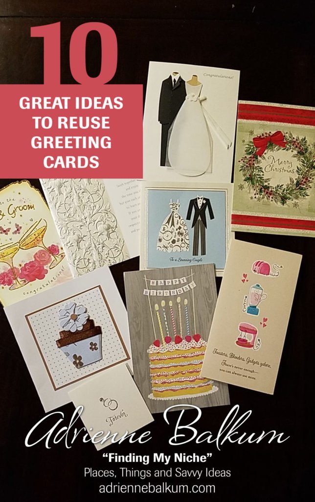 Reuse Greeting Cards by Adrienne Balkum