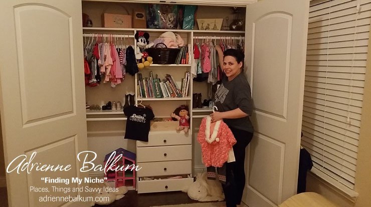 Customized Reach-in Twin Closet