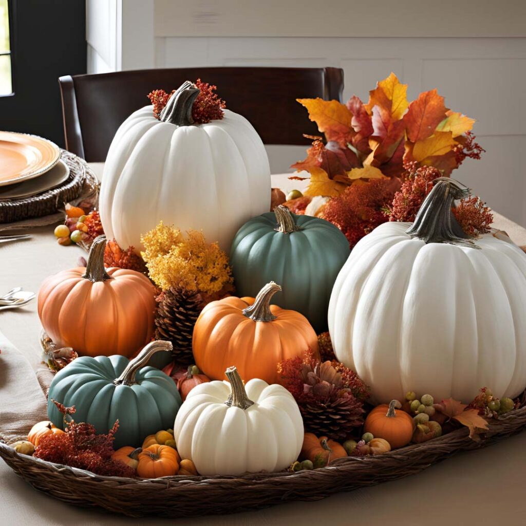 Ombre Pumpkin Centerpiece