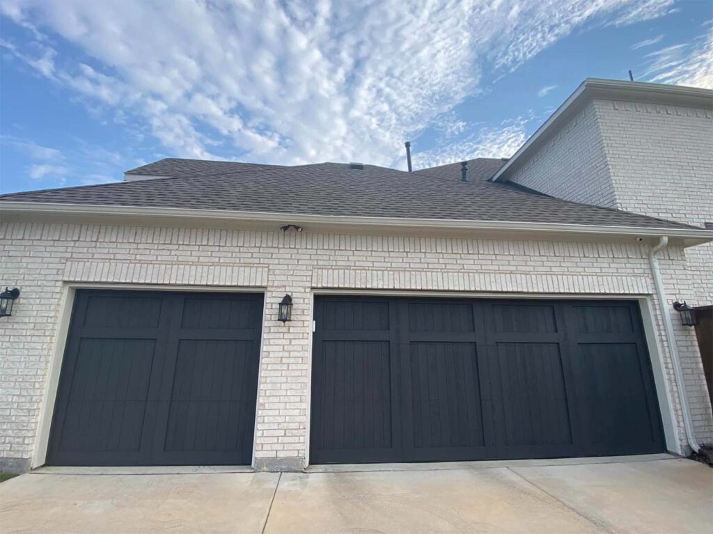 Home exterior of the garage.