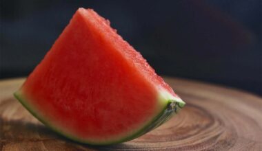 A watermelon slice