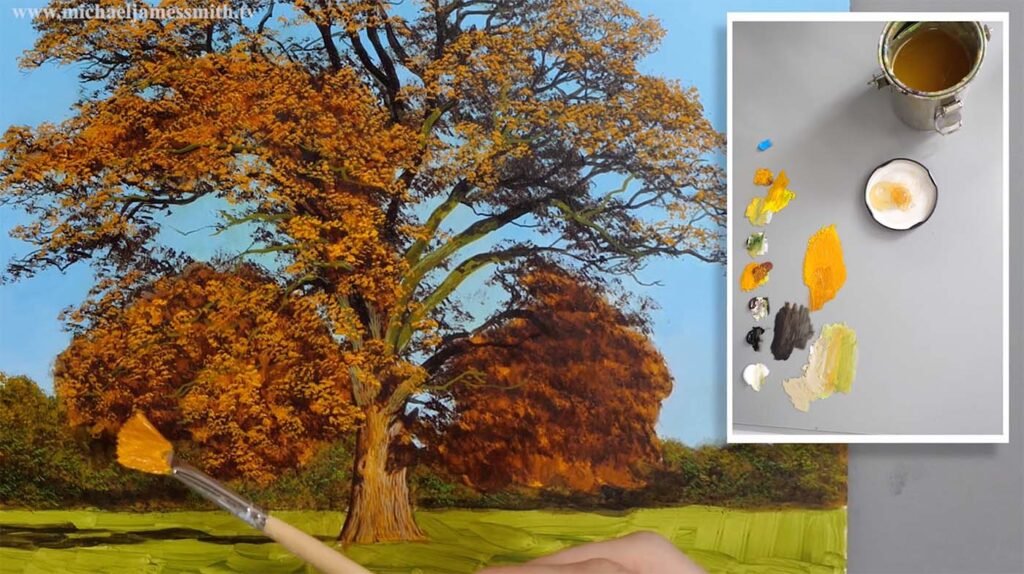 Watch Michael James Smith Autumn Tree Painting Lesson