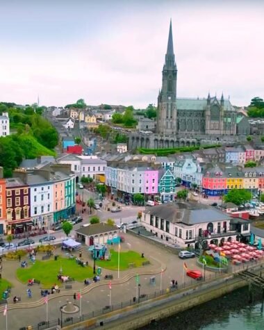 Harbor view of Cobh Ireland