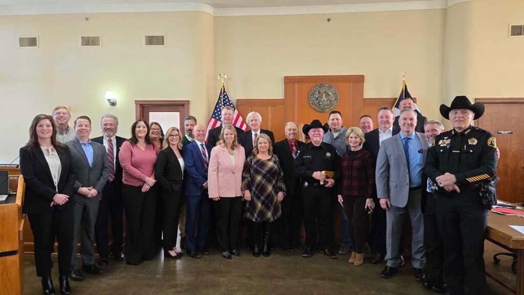 Rockwall County Officials at the Oath Ceremony