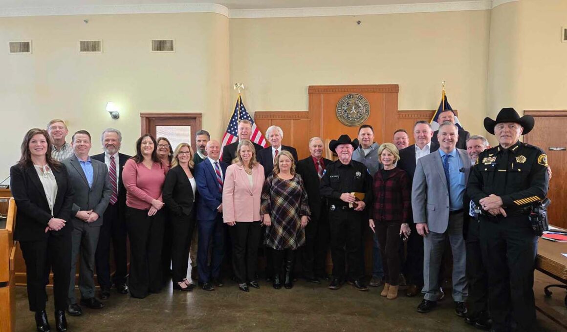 Rockwall County Officials at the Oath Ceremony