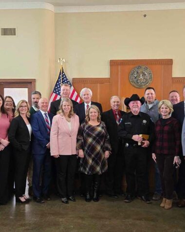 Rockwall County Officials at the Oath Ceremony