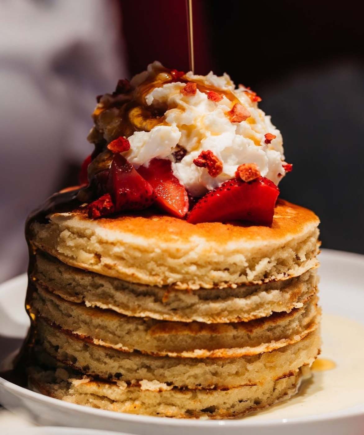 Isabelle's Brunch Stack of pancakes