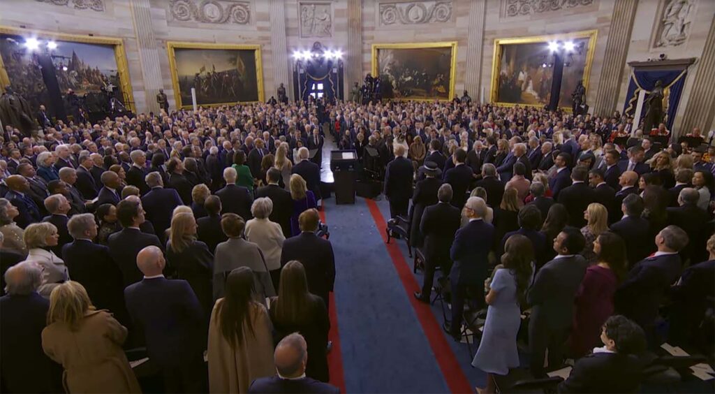 60th Inauguration Ceremony in the Rotunda