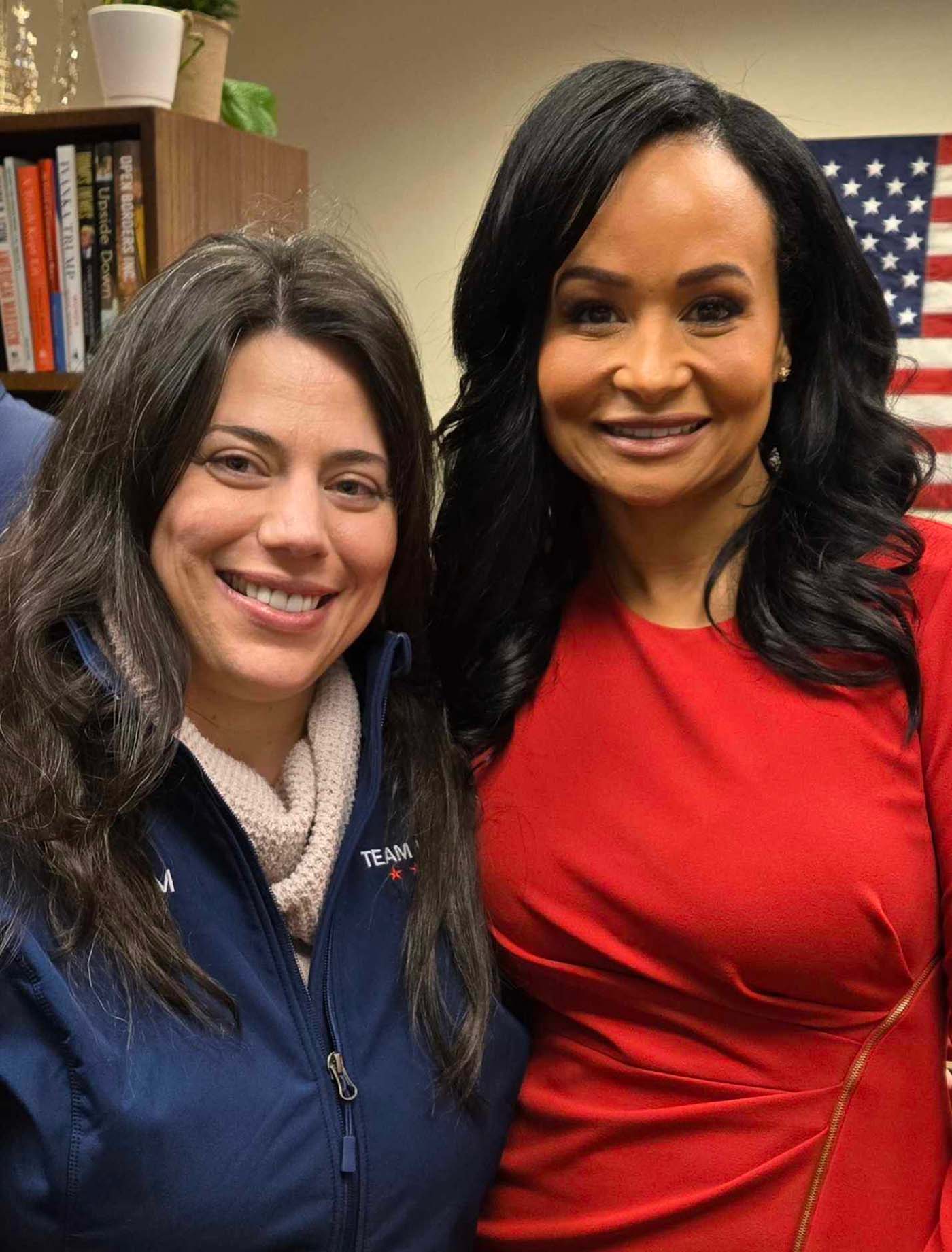 Adrienne Balkum and State Representative Katrina Pierson 