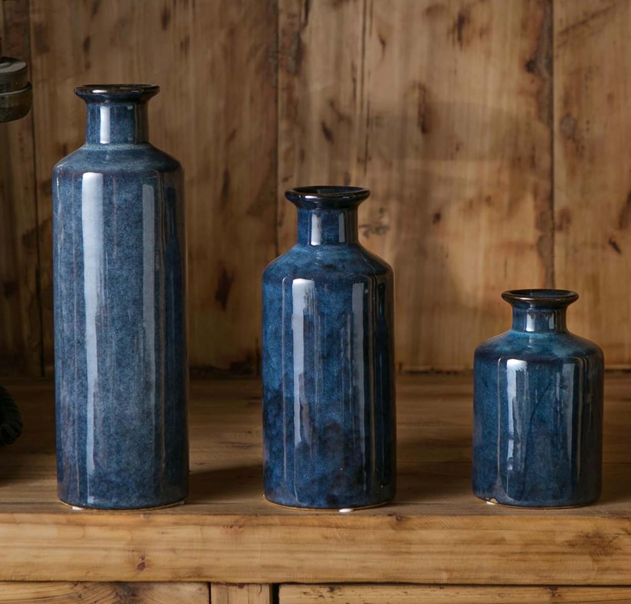 Blue Ceramic Vases