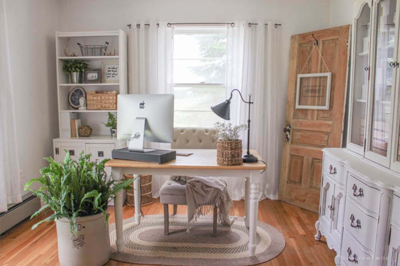 Rustic home office