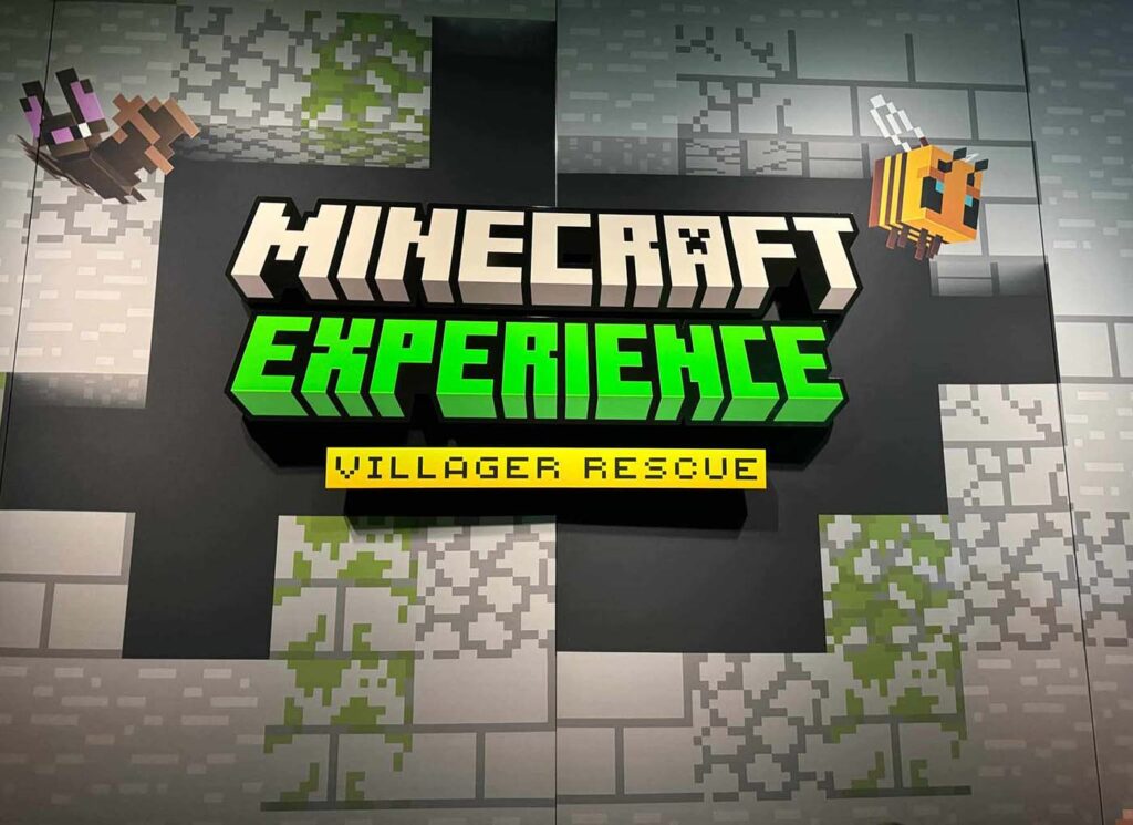 Entrance of Minecraft Experience