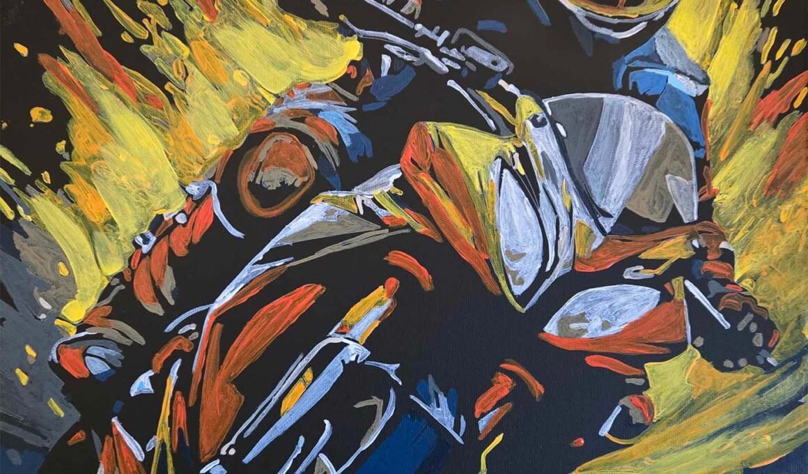 Dirt Bike Painting