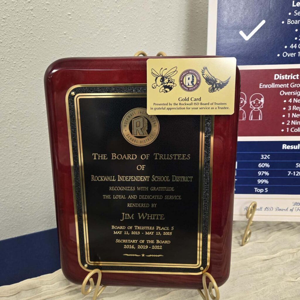 Plaque for Jim White
