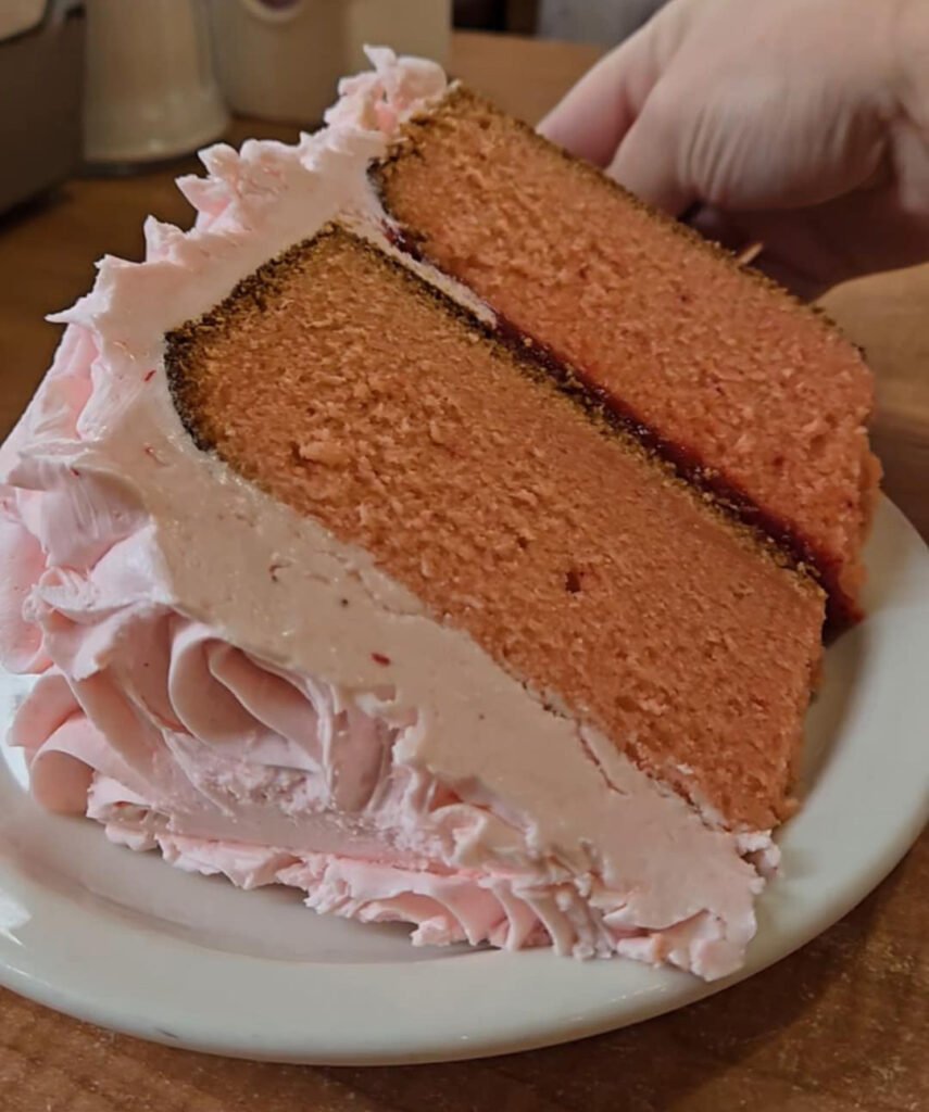 Donut Hole Strawberry Cake