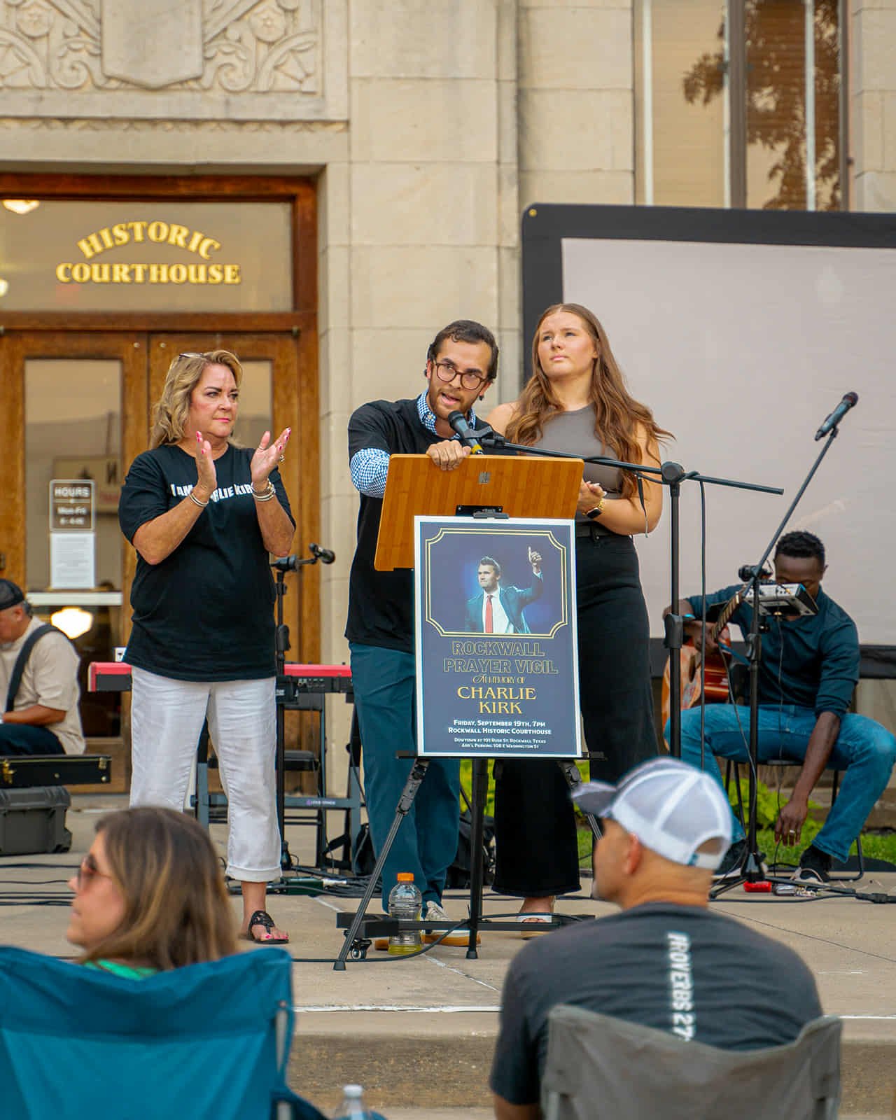 Rockwall Prayer Vigil Honoring Charlie Kirk