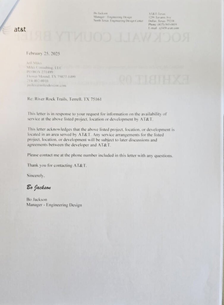 At&t Letter on Feb 25