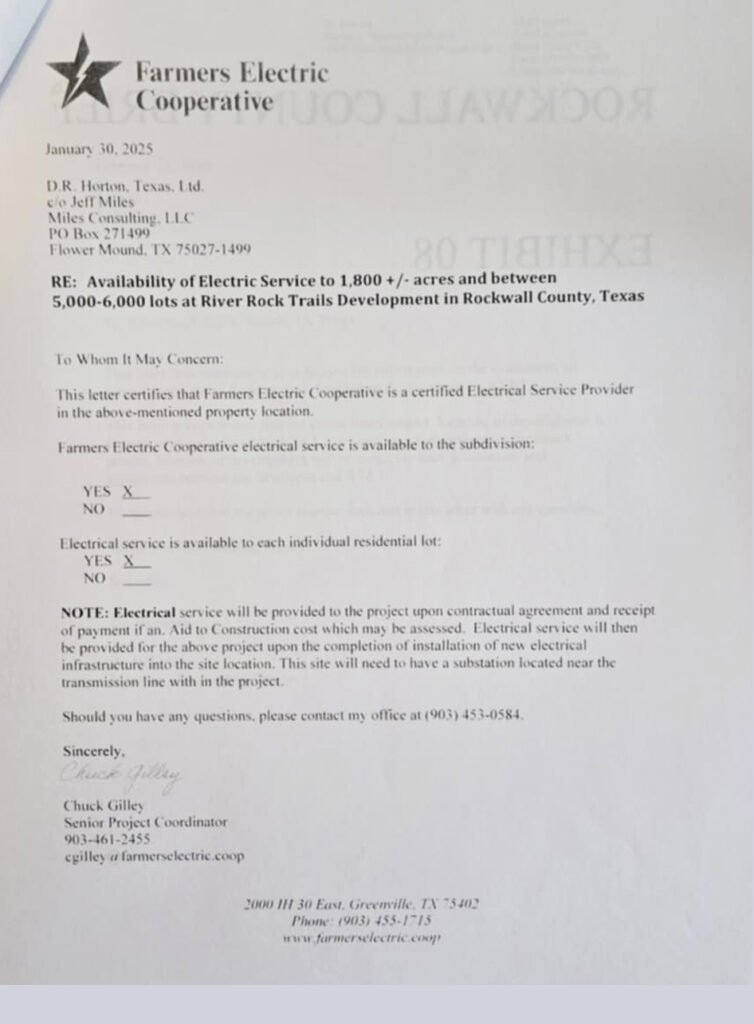 Farmers Electric Cooperative Letter on Jan 30