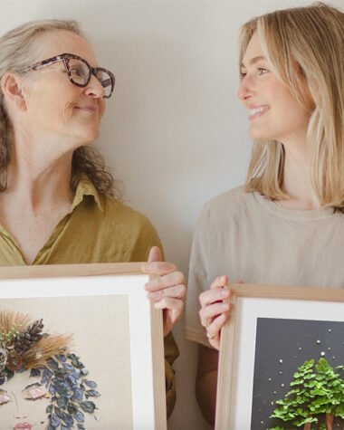 Sister Golden botanical art by Vicki Rawlins