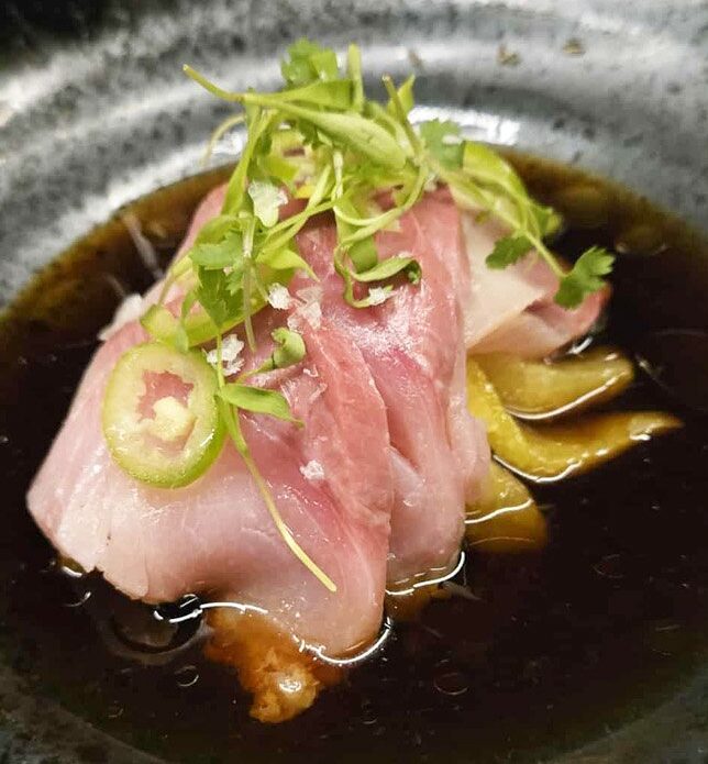 Smoked Yellowtail at Yuzu