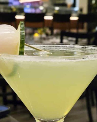 Cucumber Martini at Yuzu