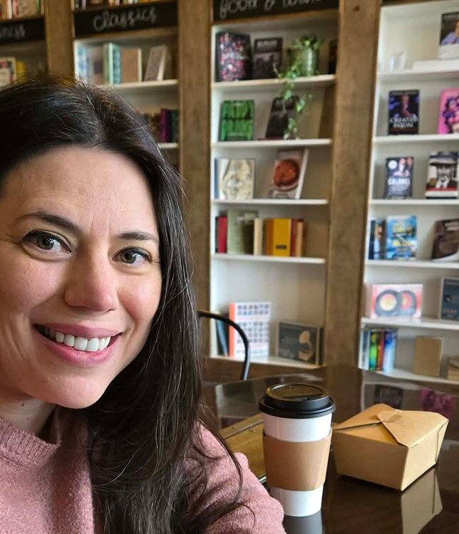 Adrienne Balkum visit to Fable & Fire in Downtown Rockwall