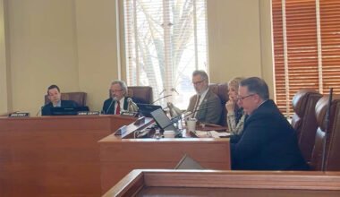 Rockwall County Commissioners Court meeting during River Rock Trails lawsuit