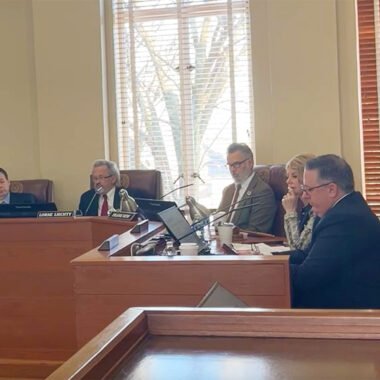 Rockwall County Commissioners Court meeting during River Rock Trails lawsuit