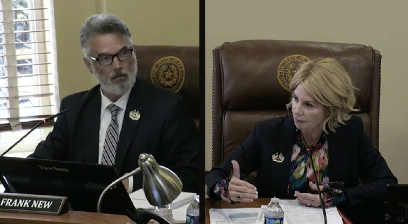 Judge Frank New and Commissioner Dana Macalik