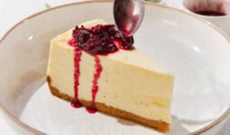 Blackberry Compote Cheesecake
