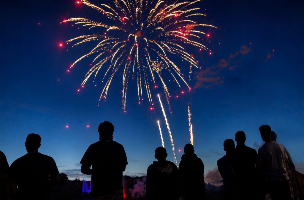 Watching Fireworks