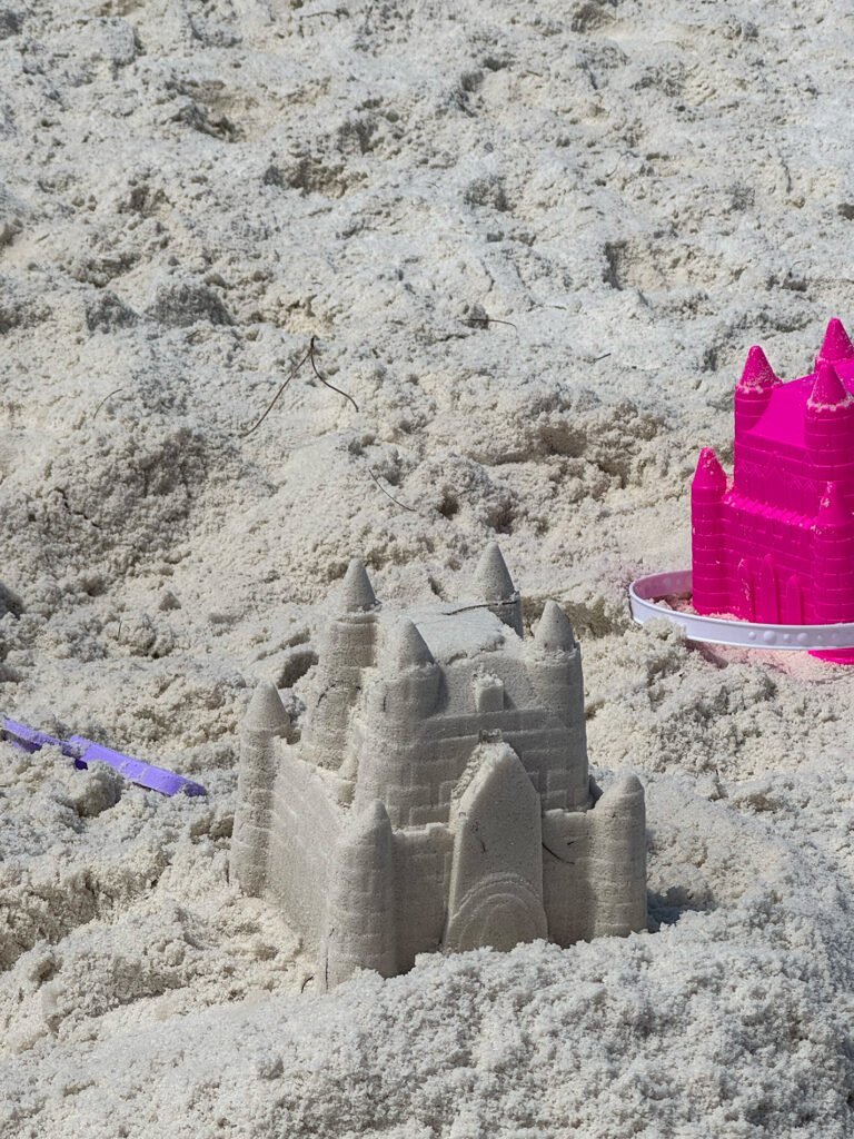 Sandcastle on Miramar Beach.