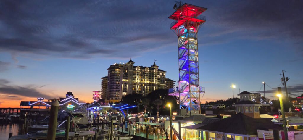 Sunset at the HarborWalk Village