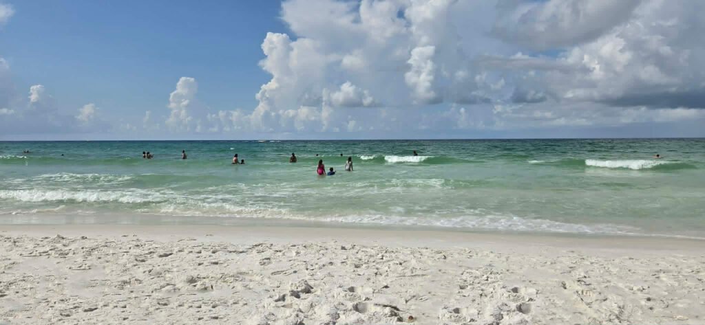 Miramar Beach with family.
