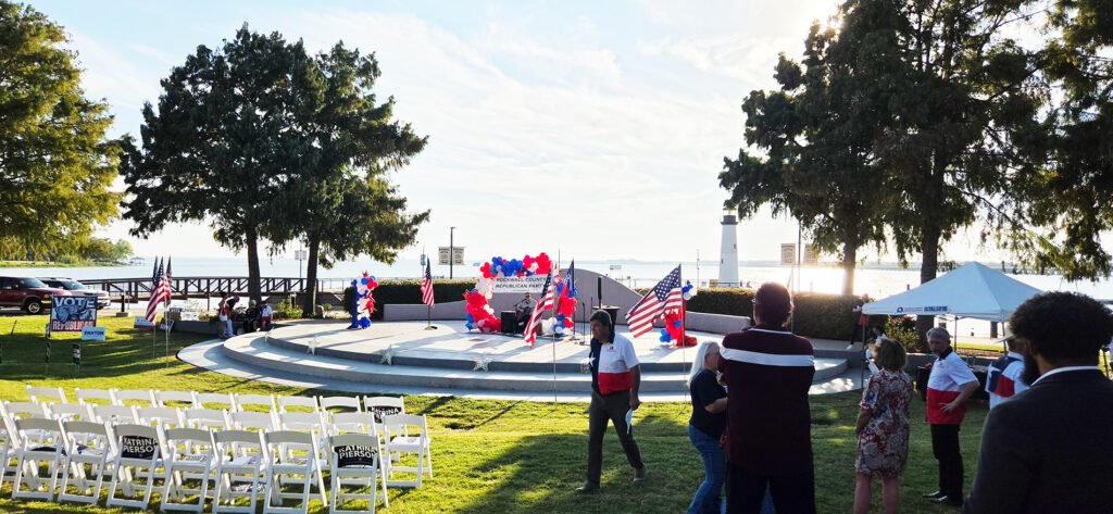 Rockwall County Republican Party hosted a Red Rally at the Rockwall Harbor