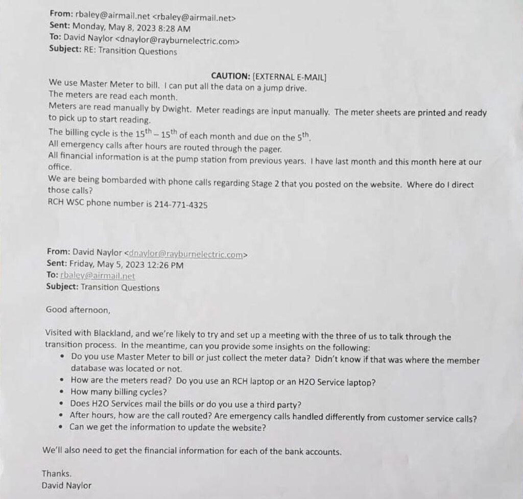 Robin Baley’s May 8 response to David Naylor