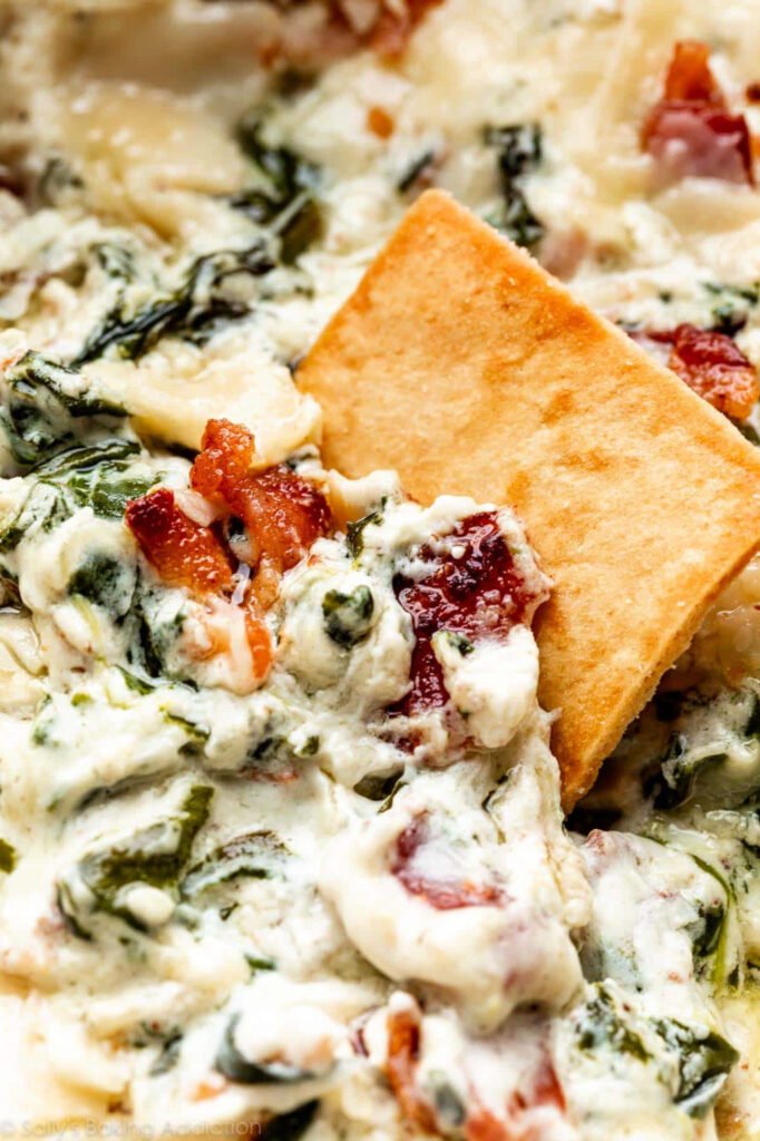 Garlic & Bacon Spinach Dip