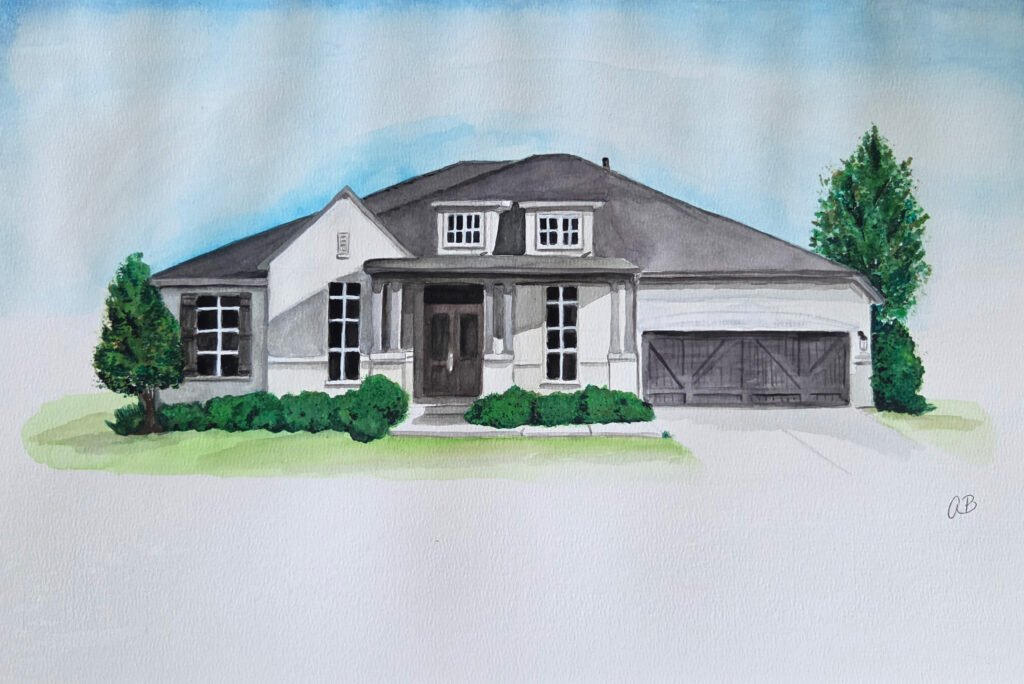 Buchanan House Watercolor