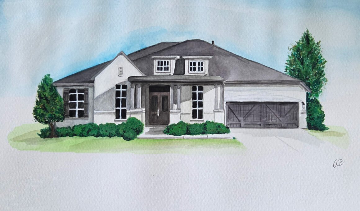 Buchanan House Watercolor
