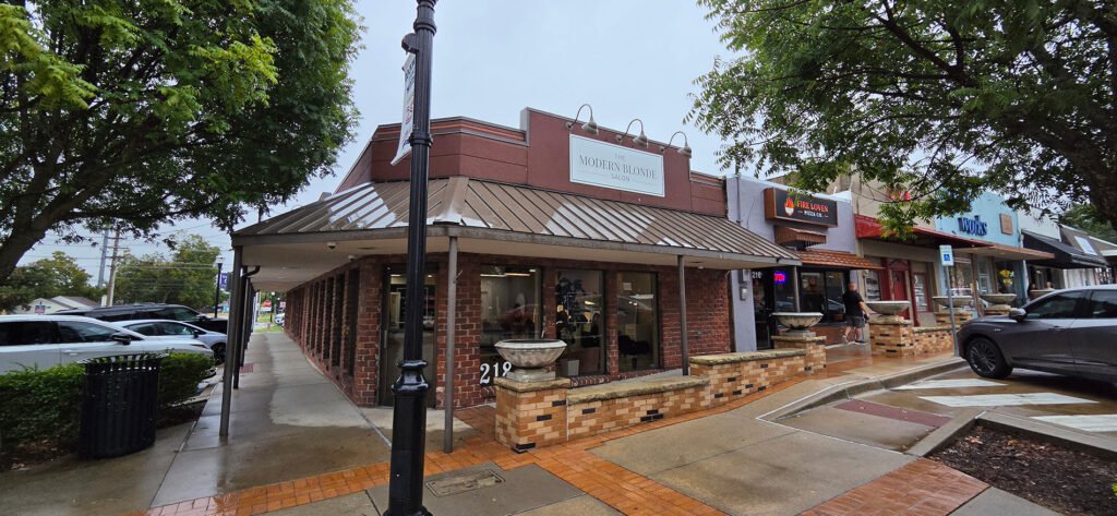 Businesses along Rusk Street in October 2026 — another snapshot of an everyday downtown that will inevitably change again.