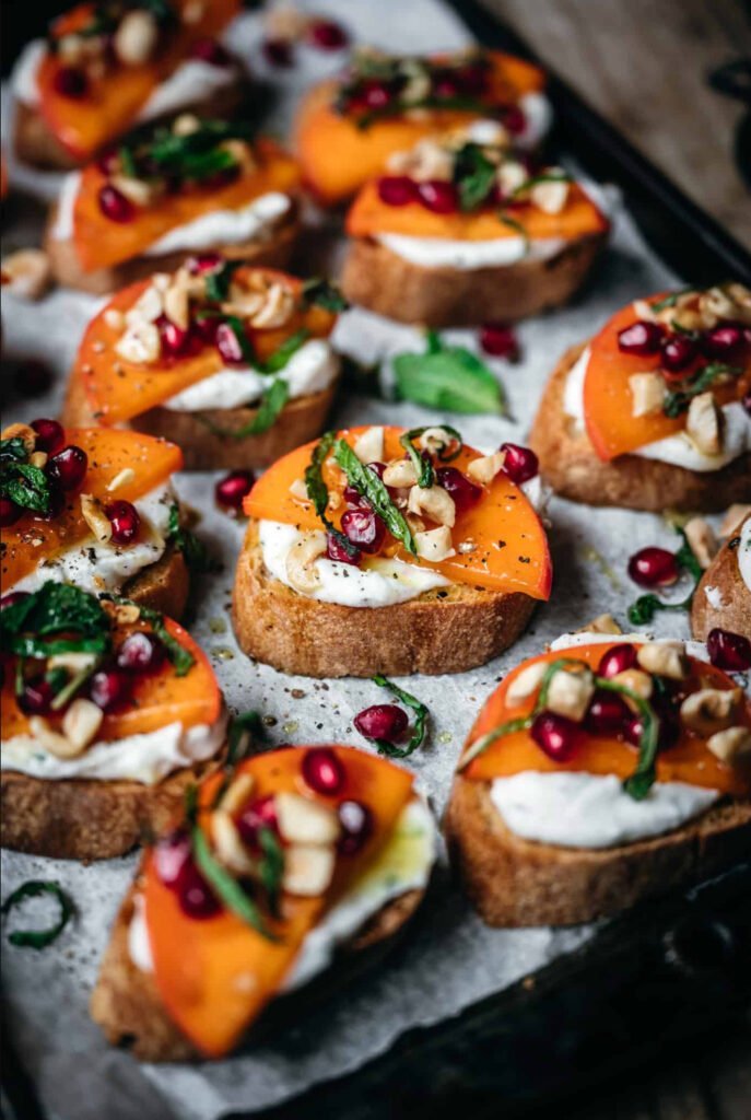 Vegan Cheese Crostini